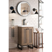 Load image into Gallery viewer, James Martin Chianti 20&quot; Whitewashed Walnut - Matte Black Single Vanity