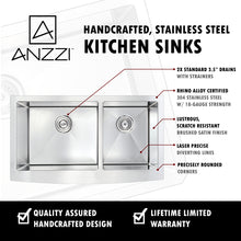Load image into Gallery viewer, Elysian Farmhouse 36 in. Kitchen Sink with Opus Faucet in Polished Chrome- Anzzi