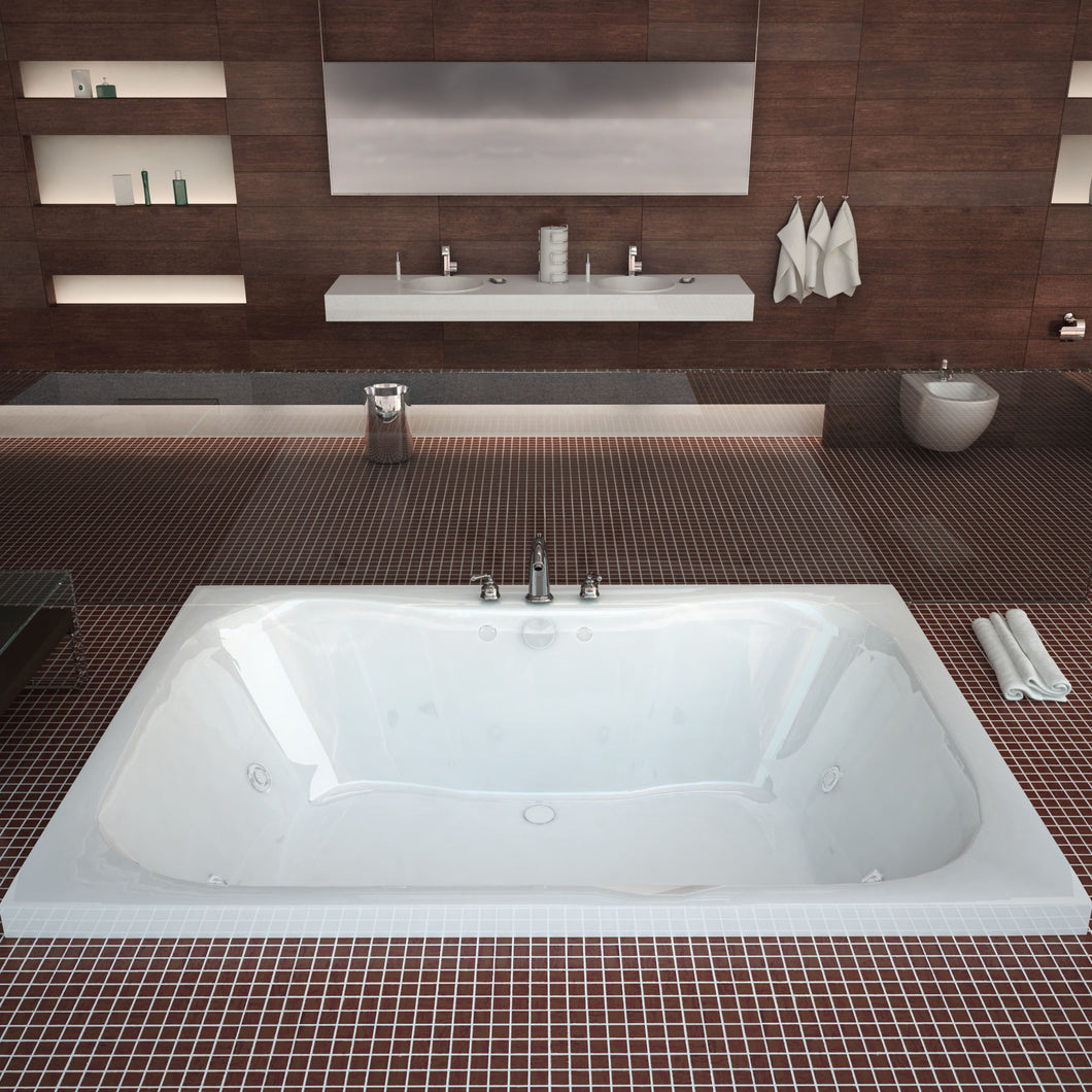 Atlantis Whirlpools Neptune 48 x 60 Rectangular Whirlpool Jetted Bathtub- Atlantis Whirlpools