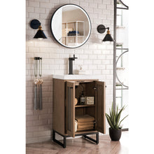 Load image into Gallery viewer, James Martin Chianti 20&quot; Whitewashed Walnut - Matte Black Single Vanity