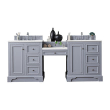 Load image into Gallery viewer, James Martin De Soto 82&quot; Silver Gray Double Vanity Set