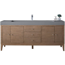 Load image into Gallery viewer, James Martin Linear 72&quot; Whitewashed Walnut Single Vanity- James Martin