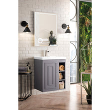 Load image into Gallery viewer, James Martin Alicante&#39; 24&quot; Grey Smoke Single Vanity Cabinet