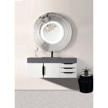 Load image into Gallery viewer, James Martin Mercer Island 48&quot; Glossy White - Matte Black Single Vanity