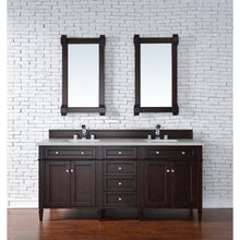 Load image into Gallery viewer, James Martin Brittany 72&quot;  Burnished Mahogany Double Vanity
