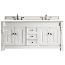 Load image into Gallery viewer, James Martin Brookfield 72&quot; Bright White Double Vanity- James Martin