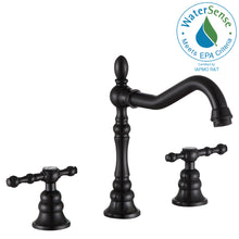Load image into Gallery viewer, Highland 8 in. Widespread 2-Handle Bathroom Faucet in Oil Rubbed Bronze- Anzzi