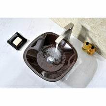 Load image into Gallery viewer, Cansa Series Deco-Glass Vessel Sink in Rich Timber- Anzzi