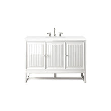 Load image into Gallery viewer, James Martin Athens 48&quot; Glossy White Single Vanity
