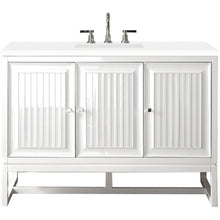 Load image into Gallery viewer, James Martin Athens 48&quot; Glossy White Single Vanity- James Martin