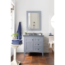 Load image into Gallery viewer, James Martin Palisades 36&quot; Silver Gray Single Vanity