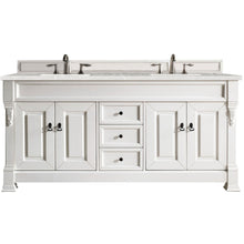 Load image into Gallery viewer, James Martin Brookfield 72&quot; Bright White Double Vanity- James Martin