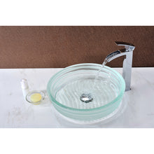 Load image into Gallery viewer, Canta Series Deco-Glass Vessel Sink in Lustrous Translucent Crystal- Anzzi