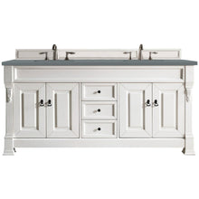 Load image into Gallery viewer, James Martin Brookfield 72&quot; Bright White Double Vanity- James Martin