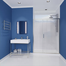 Load image into Gallery viewer, Halberd 60 in. x 72 in. Framed Shower Door with TSUNAMI GUARD in Brushed Nickel- Anzzi