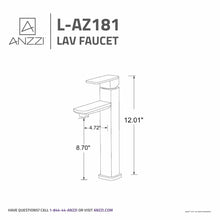 Load image into Gallery viewer, Nettuno Single Handle Vessel Sink Bathroom Faucet in Oil Rubbed Bronze- Anzzi