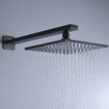 Load image into Gallery viewer, Mezzo Series 1-Handle 1-Spray Tub and Shower Faucet in Matte Black- Anzzi