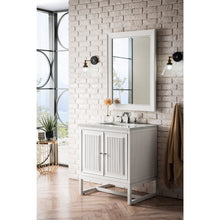Load image into Gallery viewer, James Martin Athens 30&quot; Glossy White Single Vanity