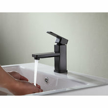 Load image into Gallery viewer, Naiadi Single Hole Single Handle Bathroom Faucet in Oil Rubbed Bronze- Anzzi