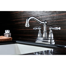 Load image into Gallery viewer, Edge Series 4 in. Centerset 2-Handle Mid-Arc Bathroom Faucet in Polished Chrome- Anzzi