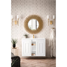 Load image into Gallery viewer, James Martin Alicante&#39; 39.5&quot; Glossy White Single Vanity Cabinet