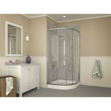 Load image into Gallery viewer, Randi 36 x 36  in. Neo-Round Double Threshold Shower Base in White- Anzzi