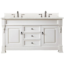 Load image into Gallery viewer, James Martin Brookfield 60&quot; Bright White Double Vanity- James Martin