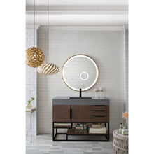 Load image into Gallery viewer, James Martin Columbia 48&quot; Coffee Oak - Matte Black Single Vanity