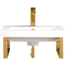 Load image into Gallery viewer, James Martin Two Boston 15 1/4&quot; Radiant Gold Wall Brackets- James Martin