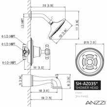 Load image into Gallery viewer, Mesto Series Single Handle Wall Mounted Showerhead and Bath Faucet Set in Oil Rubbed Bronze- Anzzi