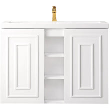Load image into Gallery viewer, James Martin Alicante&#39; 39.5&quot; Glossy White Single Vanity Cabinet- James Martin
