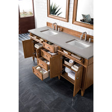 Load image into Gallery viewer, James Martin Brittany 72&quot;  Saddle Brown Double Vanity