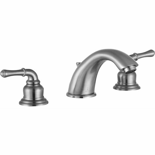 Prince 8 in. Widespread 2-Handle Bathroom Faucet in Brushed Nickel- Anzzi