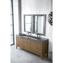 Load image into Gallery viewer, James Martin Linear 72&quot; Whitewashed Walnut Double Vanity
