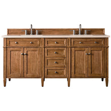 Load image into Gallery viewer, James Martin Brittany 72&quot;  Saddle Brown Double Vanity- James Martin