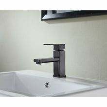 Load image into Gallery viewer, Naiadi Single Hole Single Handle Bathroom Faucet in Oil Rubbed Bronze- Anzzi