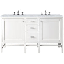 Load image into Gallery viewer, James Martin Addison 60&quot; Glossy White Double Vanity- James Martin
