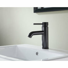 Load image into Gallery viewer, Valle Single Hole Single Handle Bathroom Faucet in Oil Rubbed Bronze- Anzzi