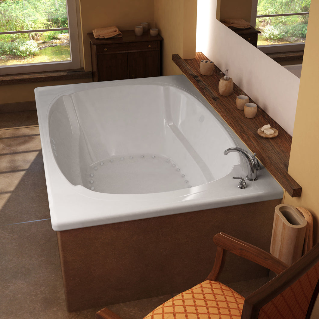 Atlantis Whirlpools Charleston 48 x 78 Rectangular Air Jetted Bathtub- Atlantis Whirlpools