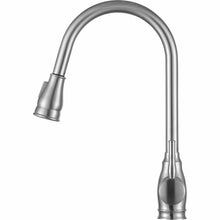 Load image into Gallery viewer, Bell Single-Handle Pull-Out Sprayer Kitchen Faucet in Brushed Nickel- Anzzi