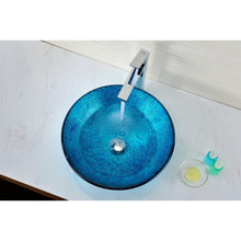 Load image into Gallery viewer, Tereali Series Deco-Glass Vessel Sink in Blue Ice- Anzzi