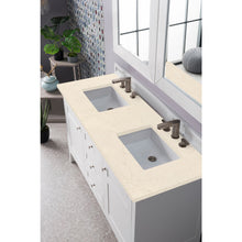 Load image into Gallery viewer, James Martin Palisades 60&quot; Bright White Double Vanity