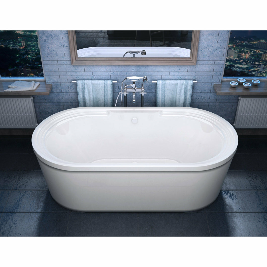 Atlantis Whirlpools Royale 34 x 67 Oval Freestanding Soaker Bathtub- Atlantis Whirlpools