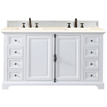 Load image into Gallery viewer, James Martin Providence 60&quot; Bright White Double Vanity- James Martin