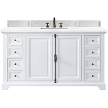 Load image into Gallery viewer, James Martin Providence 60&quot; Bright White Single Vanity- James Martin