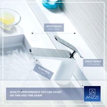Load image into Gallery viewer, Etude Series Single Hole Single-Handle Low-Arc Bathroom Faucet in Polished Chrome- Anzzi
