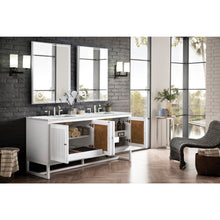Load image into Gallery viewer, James Martin Athens 72&quot; Glossy White Double Vanity