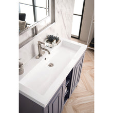 Load image into Gallery viewer, James Martin Alicante&#39; 39.5&quot; Grey Smoke-Brushed Nickel Single Vanity Cabinet