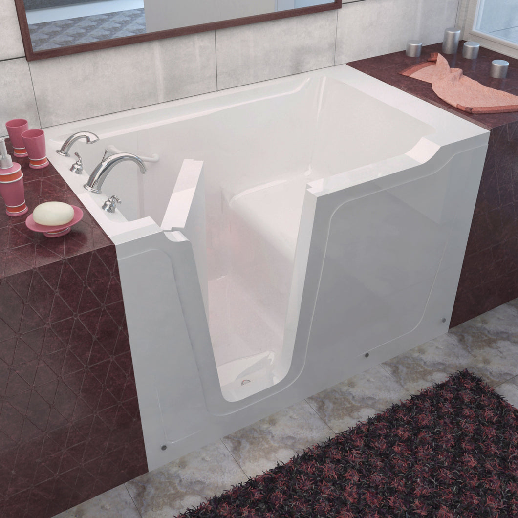 MediTub Walk-In 36 x 60 Left Drain White Soaking Walk-In- Meditub