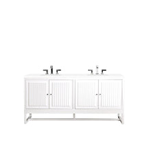 Load image into Gallery viewer, James Martin Athens 72&quot; Glossy White Double Vanity